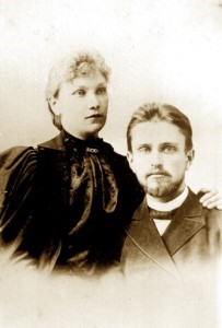 Уладзімір Хіраска з жонкай Марыяй Цітаўнай.