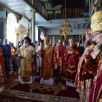 Председатель отдела сослужил Святейшему Патриарху Кириллу за Божественной литургией