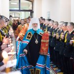 Митрополит Павел совершил Божественную Литургию в домовом храме Минского Суворовского военного училища