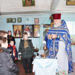 Открытый урок по Литургике для воспитанников воскресной школы провел настоятель Покровского храма города Кировска