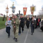 Крестный ход из Могилева в Белыничи сопровождал белый аист – символ Беларуси
