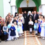 Патриарший Экзарх посетил православную гимназию при храме святой княгини Елисаветы г. Бобруйска