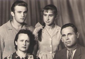 Уладзіслаў, Ванда, Уладзіслава і Юзаф Забродскія. 1966 г.