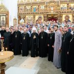 Патриарший Экзарх напутствовал выпускников Минского духовного училища